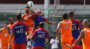 Jogo-treino com o Bonsucesso foi a última atividade da semana. (Foto: Nelson Perez/Fluminense F.C)