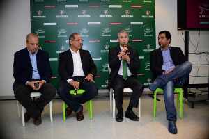 Da da esquerda para a direita: Dilson Motta, Sinval Andrade, Peter Siemsen e Marcelo Frazão (Foto: Divulgação)