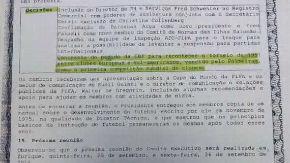 Fluminense Campeão Mundial de 1952. Se a FIFA desmente a profecia, pior  para a FIFA 