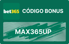 Código bônus bet365: Use MAX365UP em Março 2024