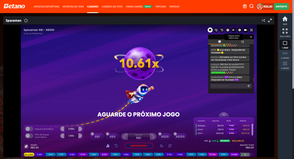 Onde Jogar Spaceman: lista com as melhores casas de apostas para jogar o jogo do astronauta