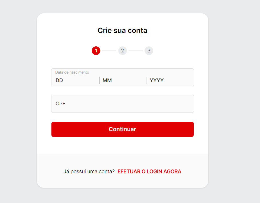 criar uma conta superbet