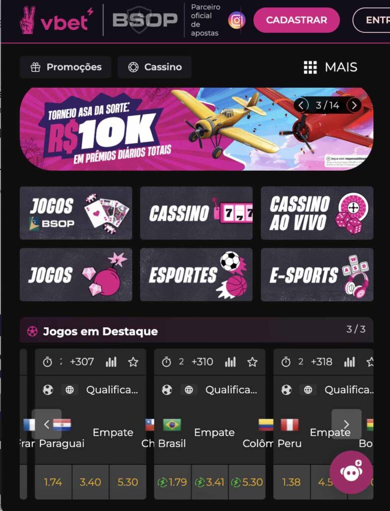 vbet promoção