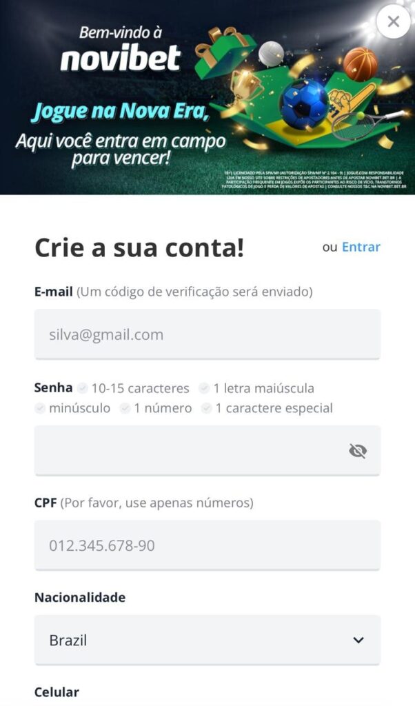 novibet registro