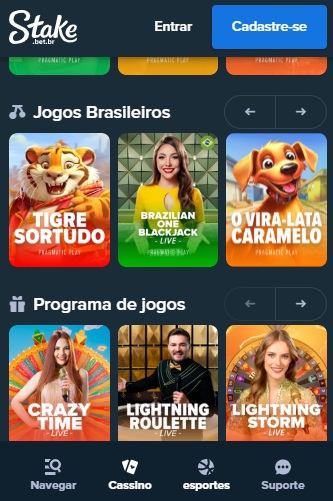 print do jogo Tigre Sortudo no cassino stake pelo celular