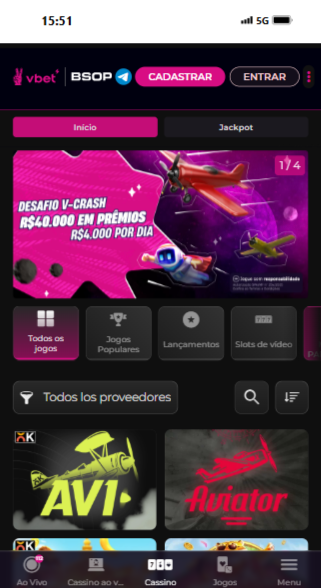 vbet cassino com deposito de 1 real