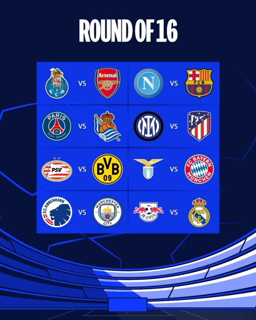 Champions League 2023/24: veja como ficaram os grupos, liga dos campeões