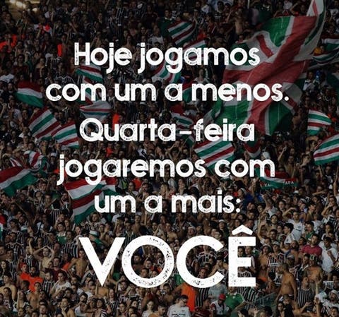 Após derrota, Fluminense convoca a torcida para lotar o Maracanã na quarta