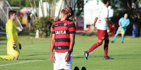 Atletas do Vitória lamentam empate diante do Fluminense
