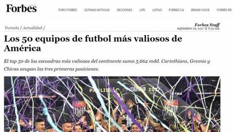 Fluminense é o 28º clube mais valioso das Américas, publica revista mexicana