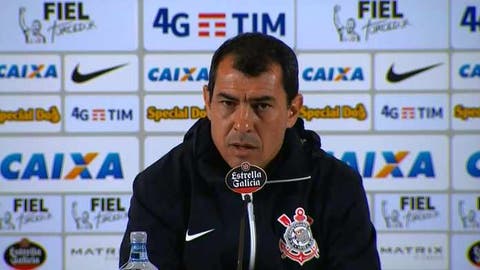 Treinador corintiano confessa a ansiedade para o jogo contra o Fluminense