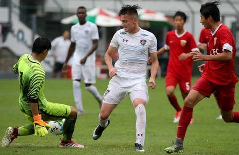 Jogador do sub-18 do Fluminense aprova amistoso com time chinês e afirma ter aprendido