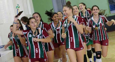 Nas Laranjeiras, Flu conquista título interclubes feminino de vôlei sub-15