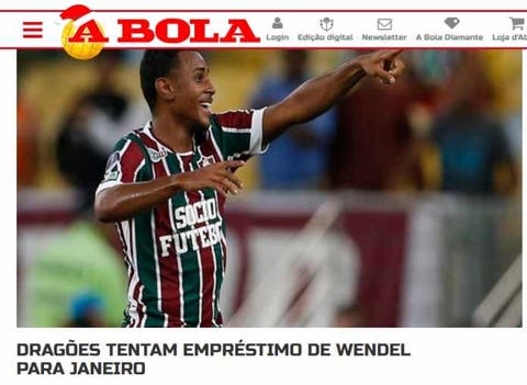 Porto tenta o empréstimo de Wendel