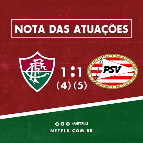 Atuações NETFLU - PSV 1 X 1 Fluminense