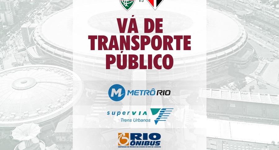 Vai ao Maracanã no domingo? Fluminense lista opções de transporte