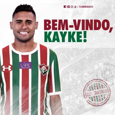 Fluminense anuncia a contratação do atacante Kayke, ex-Bahia