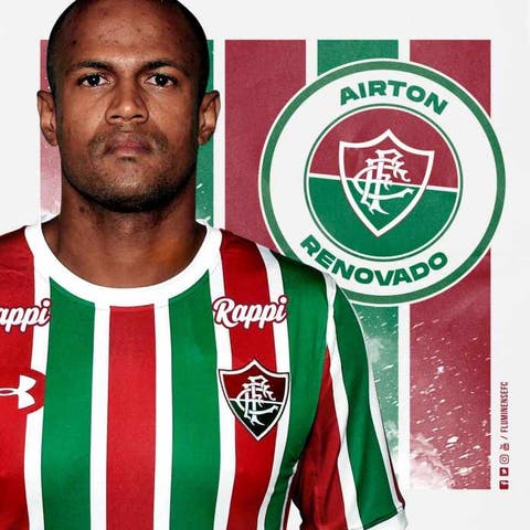 Fluminense anuncia renovação de contrato de Airton