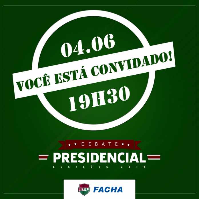 Você está convidado para participar do debate presidencial do Fluminense!