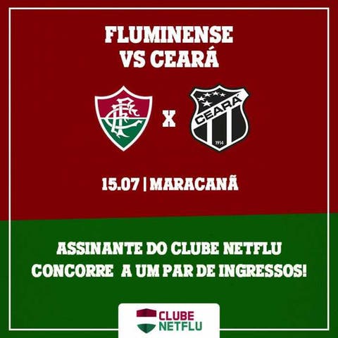 Concorra a um par de ingressos para Fluminense x Ceará