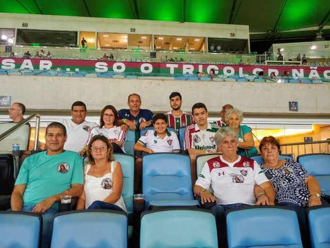 Familiares de Jair Marinho assistiram vitória do Fluminense no Maracanã