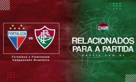 Fluminense divulga os relacionados para a partida contra o Fortaleza
