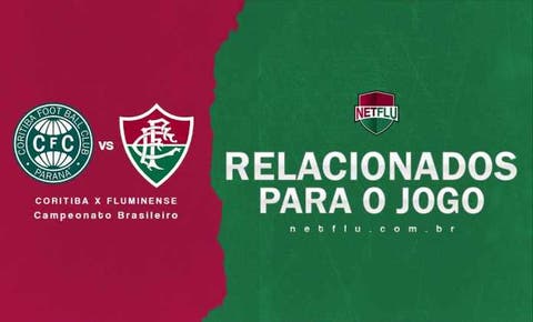 Fluminense divulga relacionados para o jogo contra o Coritiba