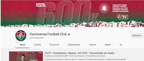 Fluminense exibirá jogos do Carioca pela Flu TV, mas conteúdo será pago