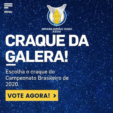 Começa a votação para o Craque da Galera do Brasileirão; Luccas Claro representa o Flu