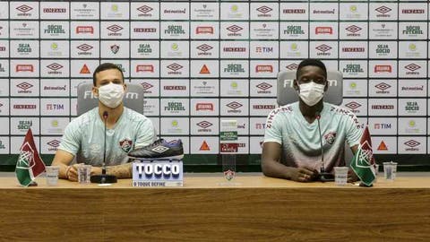 Calegari e Luiz Henrique contam como lidam com eventual assédio em seu futebol