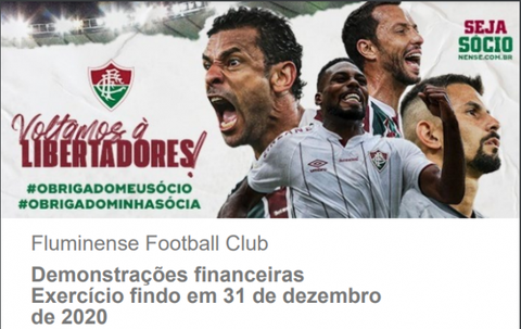 Fluminense perdeu 27% de receita líquida em 2020; entenda os motivos