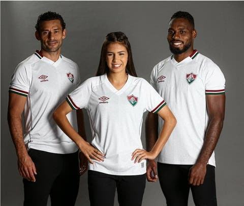 Fred, Luccas Claro e Luiza camisa branca novos uniformes