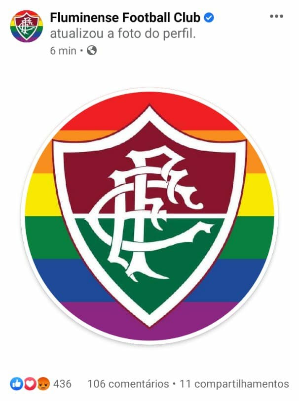 Fluminense estampará bandeira do arco-íris e #TimeDeTodos na camisa —  Fluminense Football Club