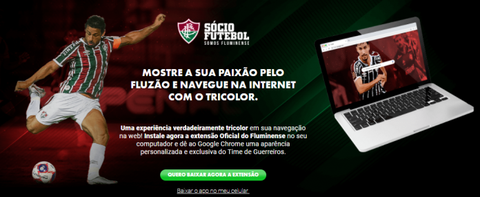 Fluminense lança app para personalizar navegadores de tricolores
