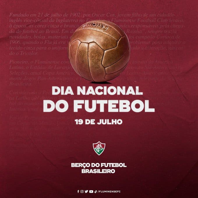 ⚽ Hoje é celebrado o Dia Nacional do Futebol; saiba como surgiu essa data /  X