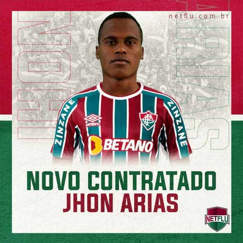 Fluminense anuncia a contratação de Jhon Arias