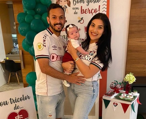 Papai Yago Felipe quer vitória e gol para dedicar à filha Aurora —  Fluminense Football Club