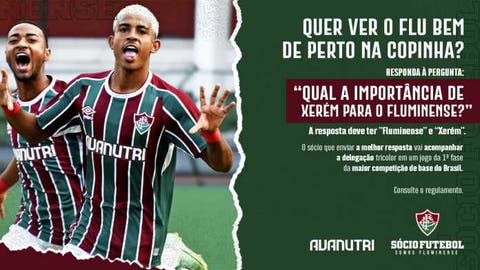 Fluminense promove concurso cultural para levar sócio à Copa SP