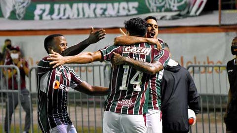 Cano, Cris equipe Fluminense x Audax