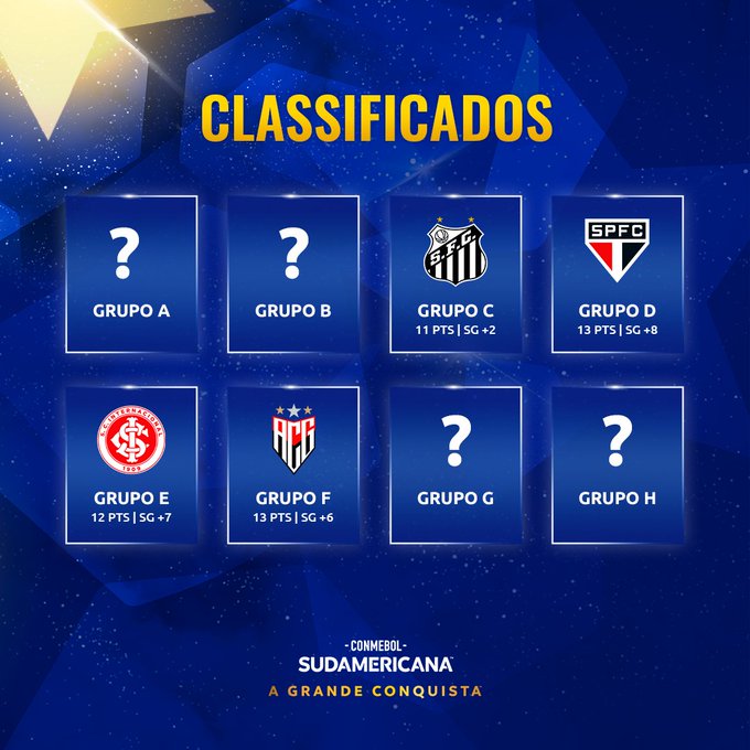 Os jogos das oitavas de final da Copa Sul-Americana 2022