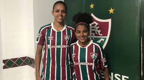 Dupla realiza sonho de atuar pela primeira vez no time adulto feminino do Fluminense