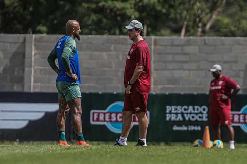 Fernando Diniz e Felipe Melo
