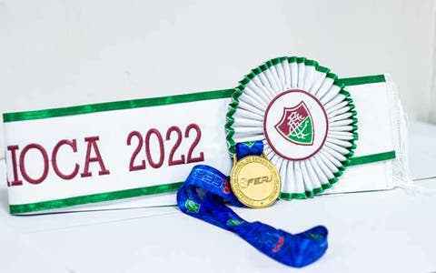 faixa e medalha de campeão carioca 2022