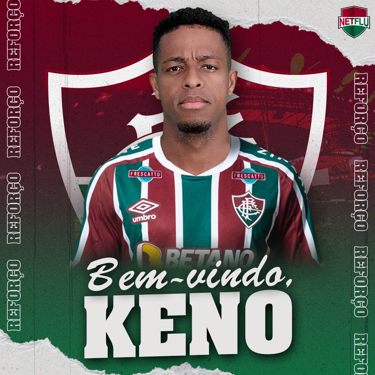 Outro reforço na área! Fluminense anuncia a contratação de Keno