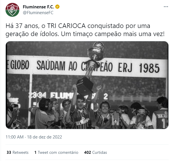 Fluminense celebra aniversário do título mundial conquistado pelo clube -  Fluminense: Últimas notícias, vídeos, onde assistir e próximos jogos