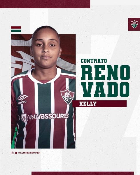 Fluminense anuncia renovação com meia da equipe feminina