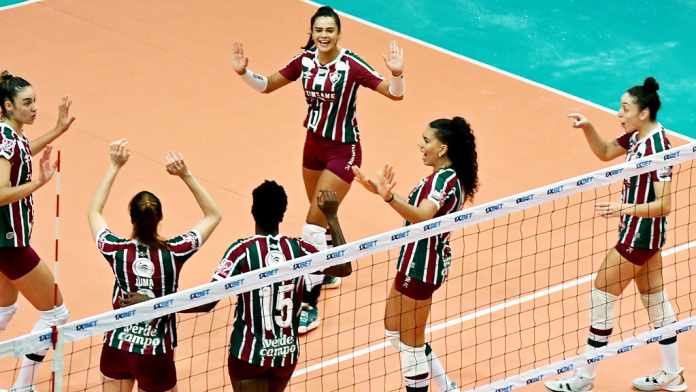 Flu vence Fla de virada e vai invicto para a final do Estadual de Vôlei  Feminino