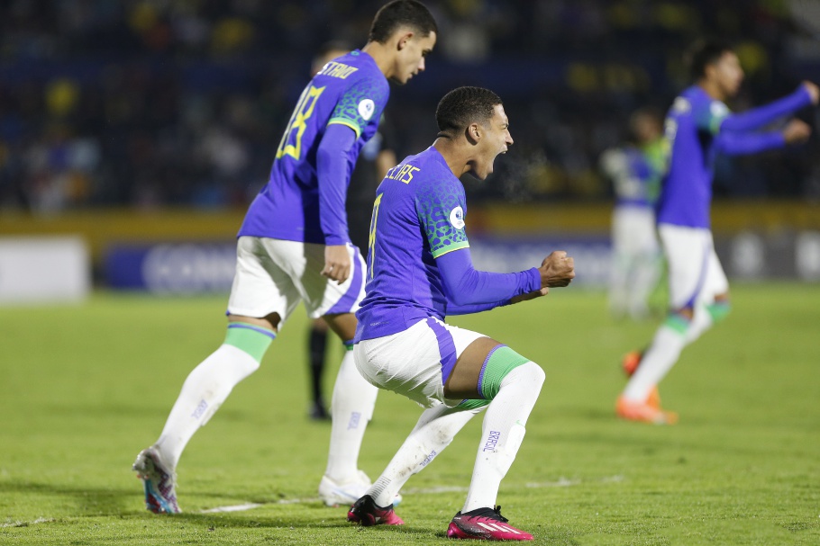 Com gol de Kauã Elias e assistência de Esquerdinha, Brasil bate