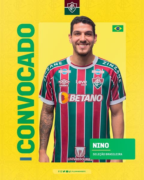 Convocação de Nino e André pode desfalcar o Fluminense; veja as datas