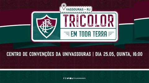 Fluminense realizará Tricolor em Toda Terra em Vassouras